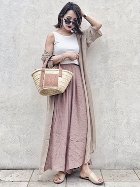 𝓅𝑜𝒸𝑜さん（レディース・156cm）の夏コーディネート