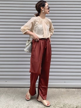 𝓅𝑜𝒸𝑜さん（レディース・156cm）の夏コーディネート