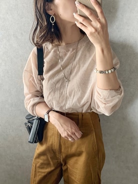 𝓅𝑜𝒸𝑜さん（レディース・156cm）の夏コーディネート