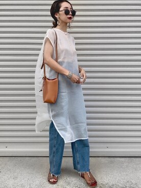 𝓅𝑜𝒸𝑜さん（レディース・156cm）の夏コーディネート