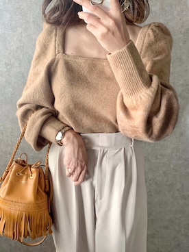 「ACYM（アシーム）のアイテム」を使った、𝓅𝑜𝒸𝑜さん（レディース・156cm）の秋コーディネート