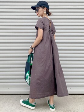 「SLACK FOOTWEAR（スラックフットウェア）のアイテム」を使った、𝓅𝑜𝒸𝑜さん（レディース・156cm）の秋コーディネート