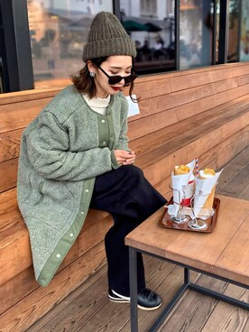 𝓅𝑜𝒸𝑜さん（レディース・156cm）の冬コーディネート