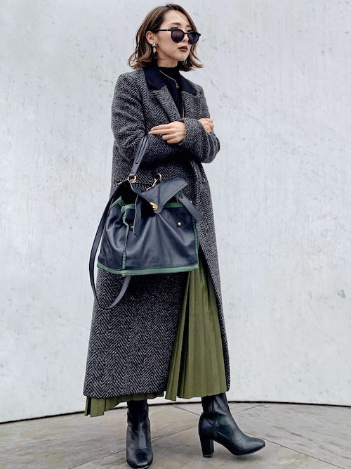 Ezick（エジック）の「ツイードダブルコート（チェスターコート）」 - WEAR