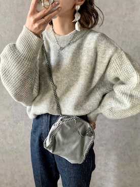 「SO（エスオー）のアイテム」を使った、𝓅𝑜𝒸𝑜さん（レディース・156cm）の冬コーディネート