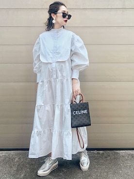 「Ayla（アイラ）のアイテム」を使った、𝓅𝑜𝒸𝑜さん（レディース・156cm）の春コーディネート