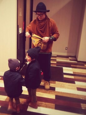 「チャイハネ（チャイハネ）のアイテム（その他）」を使った、hokkoさん（メンズ・177cm）の冬コーディネート