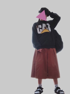 「Cater-pillar（キャタピラー）のアイテム」を使った、jirocoさん（レディース・154cm）の春コーディネート