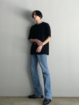 「WARP（ワープ）のアイテム」を使った、れいやさん（メンズ・177cm）の春コーディネート