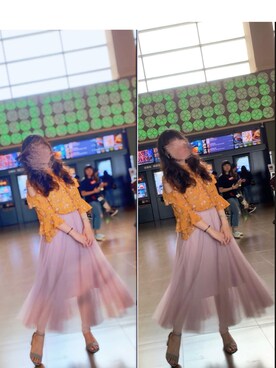 「IMAGE（イマージュ）のアイテム（トップス）」を使った、Lily❤️さん（レディース・153cm）の夏コーディネート