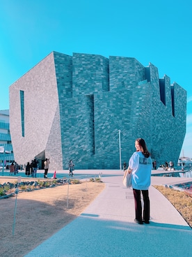 「アイテム（スウェット）」を使った、AKOさん（レディース・150cm・30代）の春コーディネート