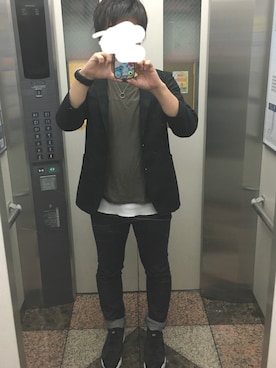 西くんさん（メンズ・171cm）の秋コーディネート