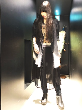 「PETER NON（ピーターノン）のアイテム」を使った、照井千尋さん（レディース・163cm）の夏コーディネート