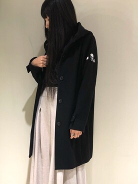 「stud.（スタッド）のアイテム（ジャケット/アウター）」を使った、照井千尋さん（レディース・163cm）の秋コーディネート