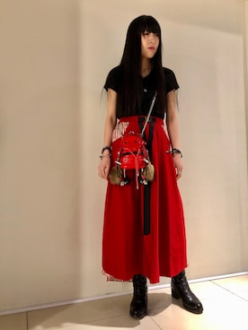 「stud.（スタッド）のアイテム（トップス）」を使った、照井千尋さん（レディース・163cm）の夏コーディネート