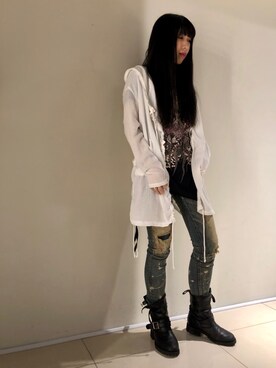 照井千尋さん（レディース・163cm）の秋コーディネート