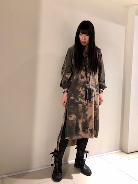 「AULA」｜「アイテム（PC・スマホグッズ/家電）」を使った、照井千尋さん（レディース・163cm）の冬コーディネート