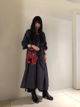 照井千尋さん（レディース・163cm）の春コーディネート