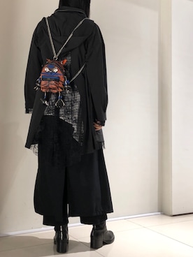 「ADDICT NOIR（アディクトノアー）のアイテム（ジャケット/アウター）」を使った、照井千尋さん（レディース・163cm）の夏コーディネート