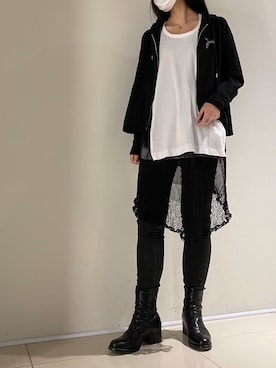 照井千尋さん（レディース・163cm）の夏コーディネート