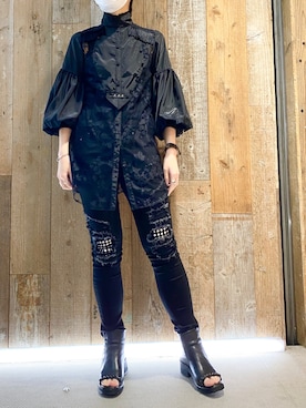 照井千尋さん（レディース・163cm）の秋コーディネート