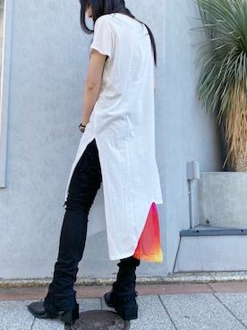 「KMRii（ケムリ）のアイテム（ワンピース/ドレス）」を使った、照井千尋さん（レディース・163cm）の冬コーディネート