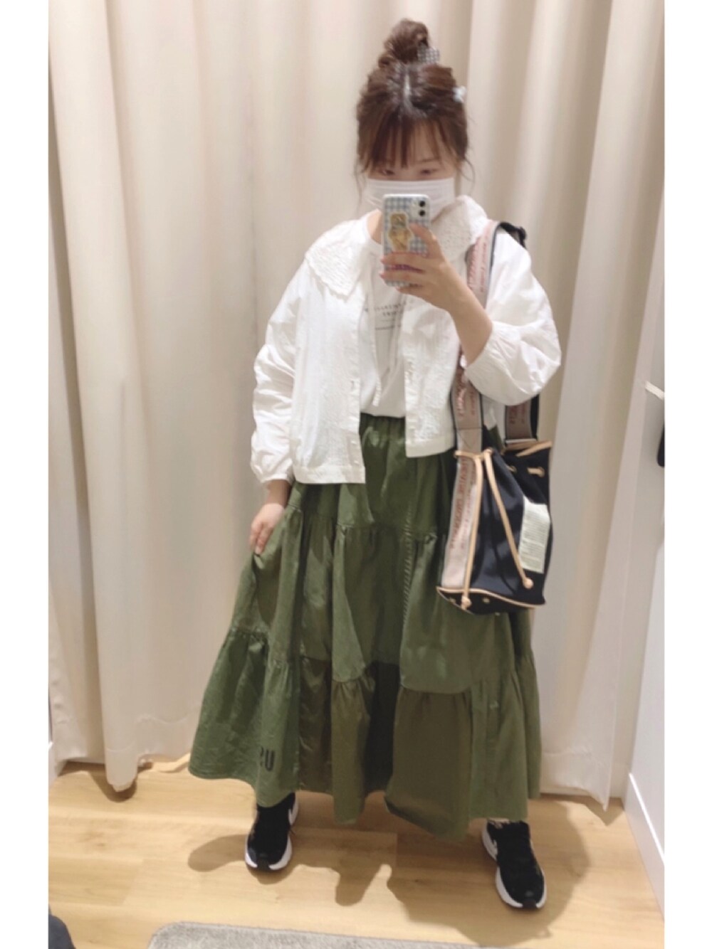 ドットアンドストライプス　コットンレース VＮ　ドルマンショートブラウス Dot＆Stripes CHILD WOMAN（ドットアンドストライプス チャイルド