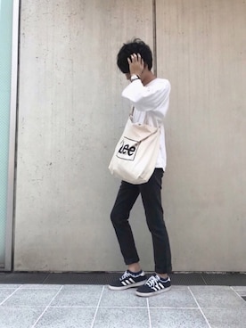 「Guess（ゲス）のアイテム（腕時計）」を使った、かっぱさん（メンズ・175cm）の秋コーディネート