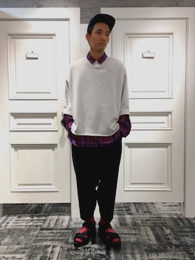 ジョウジマさん（メンズ・177cm）の春コーディネート