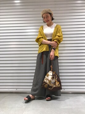 ささきともみさん（レディース・157cm）の夏コーディネート