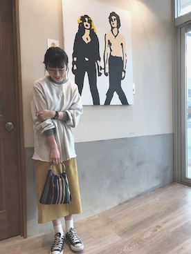 ささきともみさん（レディース・157cm）の冬コーディネート