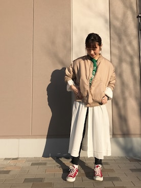 ささきともみさん（レディース・157cm）の冬コーディネート