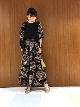 ささきともみさん（レディース・157cm）の春コーディネート