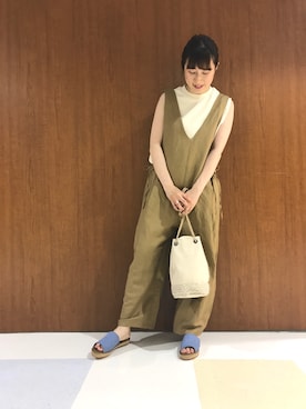 ささきともみさん（レディース・157cm）の夏コーディネート