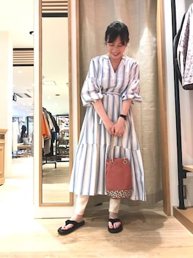 ささきともみさん（レディース・157cm）の夏コーディネート