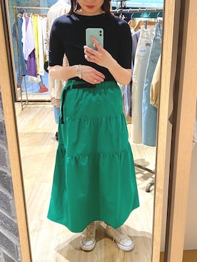 ささきともみさん（レディース・157cm）の春コーディネート