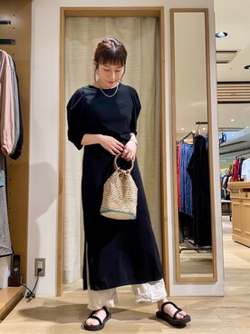 ささきともみさん（レディース・157cm）の夏コーディネート