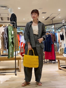 ささきともみさん（レディース・157cm）の夏コーディネート