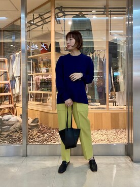 ささきともみさん（レディース・157cm）の秋コーディネート