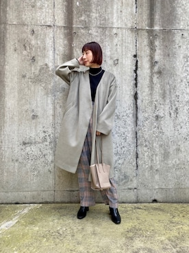 ささきともみさん(レディース・157cm)の秋コーディネート