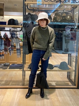 ささきともみさん（レディース・157cm）の秋コーディネート