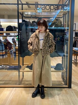 ささきともみさん（レディース・157cm）の秋コーディネート