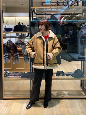 ささきともみさん(レディース・157cm)の冬コーディネート