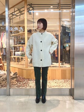 ささきともみさん（レディース・157cm）の冬コーディネート