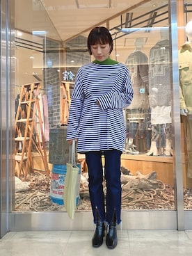 ささきともみさん（レディース・157cm）の冬コーディネート