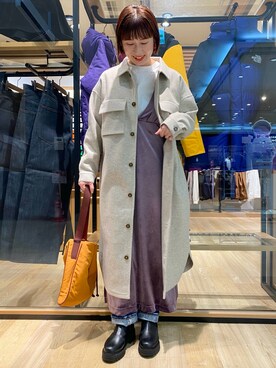 ささきともみさん（レディース・157cm）の冬コーディネート