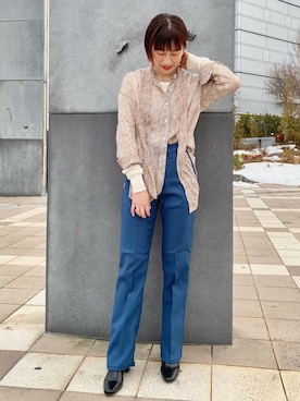 ささきともみさん（レディース・157cm）の冬コーディネート