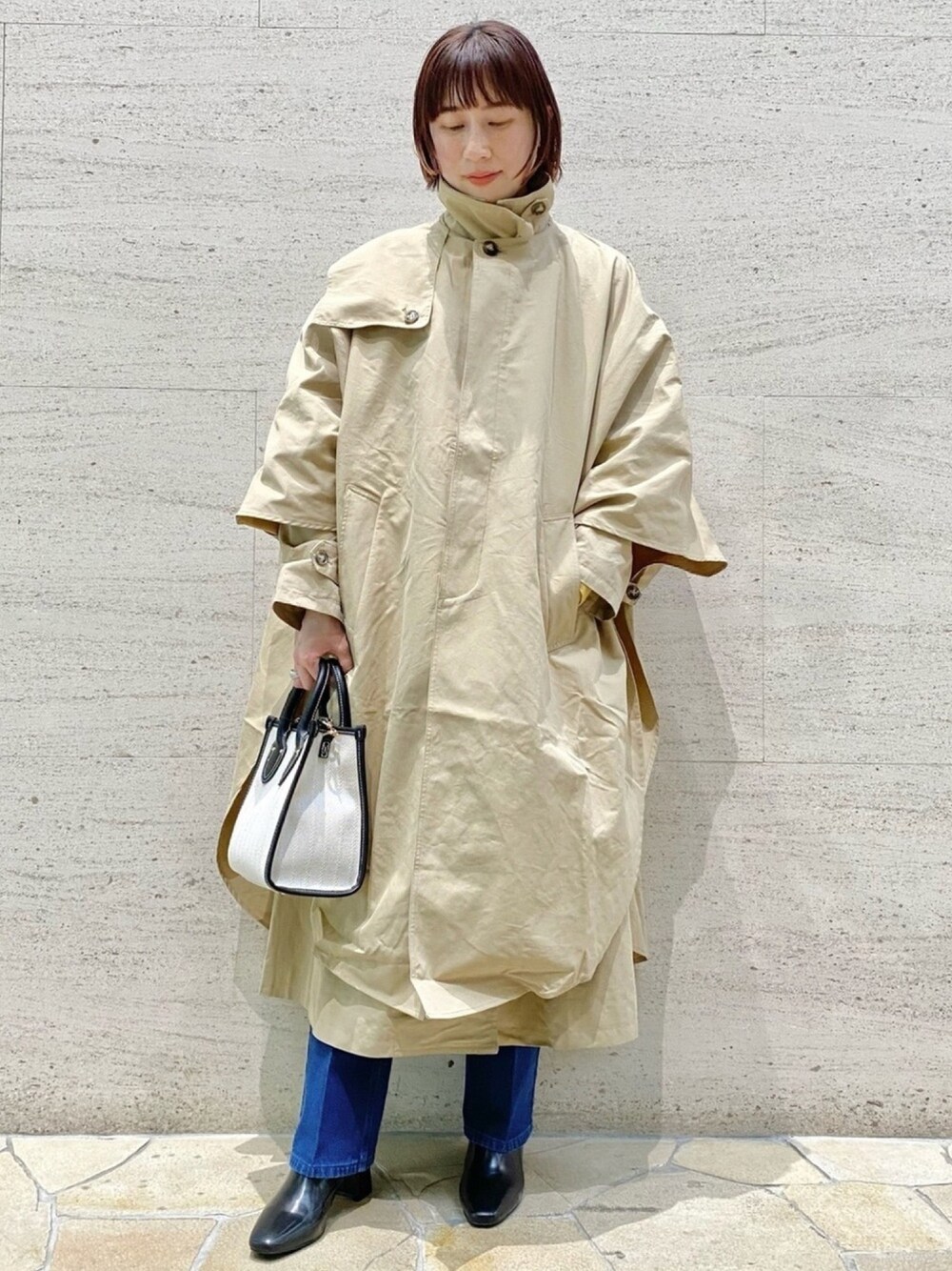 ささきともみ(CIAOPANIC TYPY)｜CIAOPANICのトレンチコートを使った  