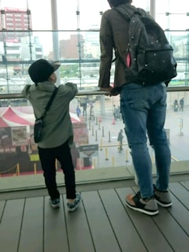 「BREEZE（ブリーズ）のアイテム（ジャケット/アウター）」を使った、ともさん（メンズ・171cm）の春コーディネート