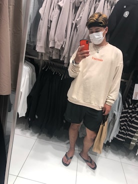 「ELEMENT（エレメント）のアイテム（スウェット）」を使った、yukiya.sさん（メンズ・173cm）の秋コーディネート